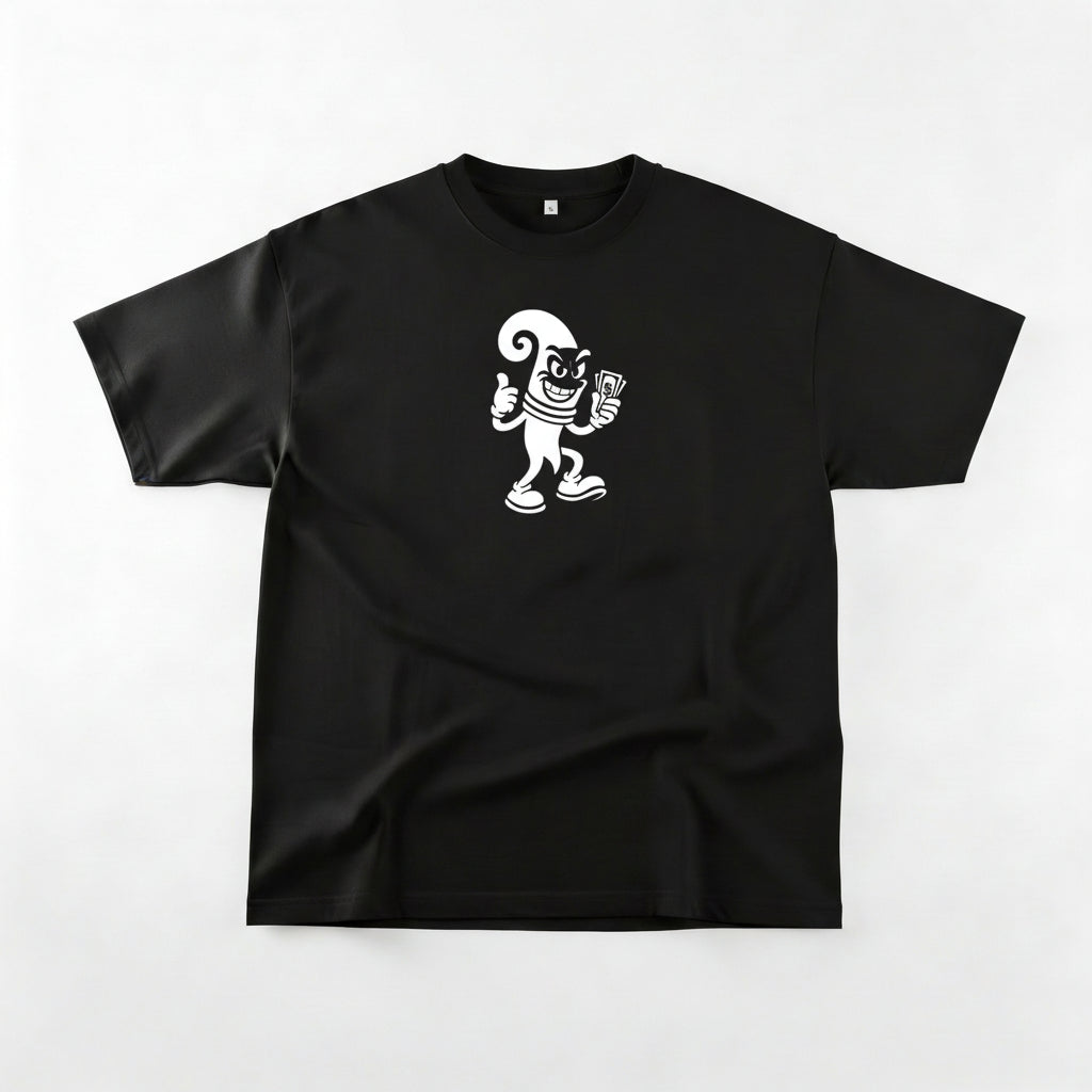 Oversized t-shirt El Basileo Black