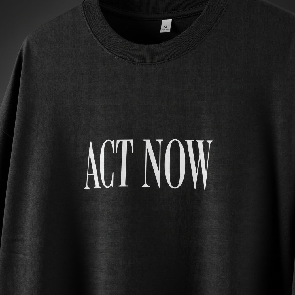 Act now Oversize T-shirt