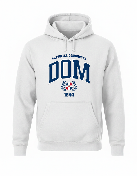 La Independencia Dominican Hoodie White