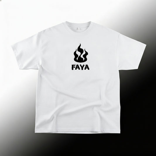 FAYA Oversized t-shirt White